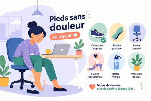 Éviter les Douleurs aux Pieds au Travail : 10 Conseils Clés