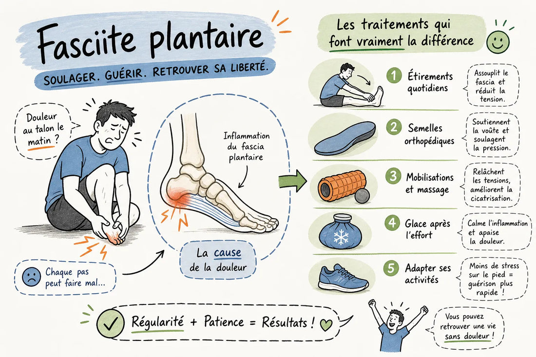 Fasciite plantaire : les traitements qui marchent vraiment