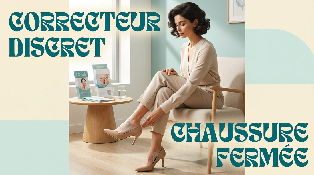 Correcteur Hallux Valgus Discret pour Chaussure Fermée