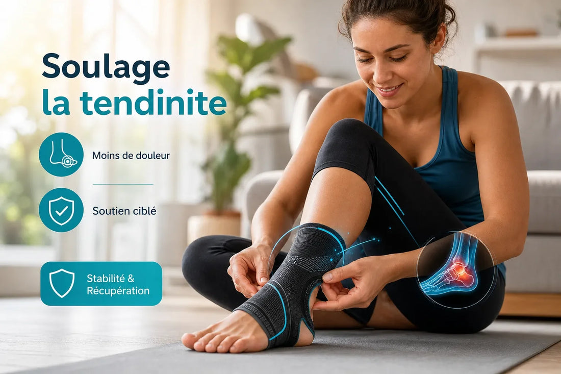 Manchon de compression cheville : guide pour la tendinite