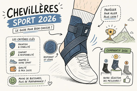 Meilleures chevillières sport 2026 : guide comparatif