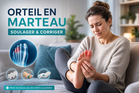 Orteil en marteau : les produits pour corriger et soulager