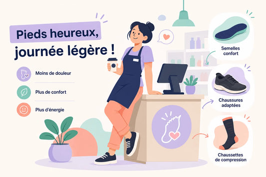 Quels produits pour ne plus avoir mal aux pieds au travail debout ?