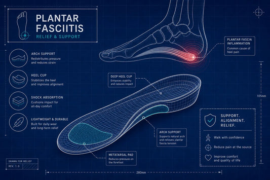 Semelles orthopédiques pour fasciite plantaire : le guide