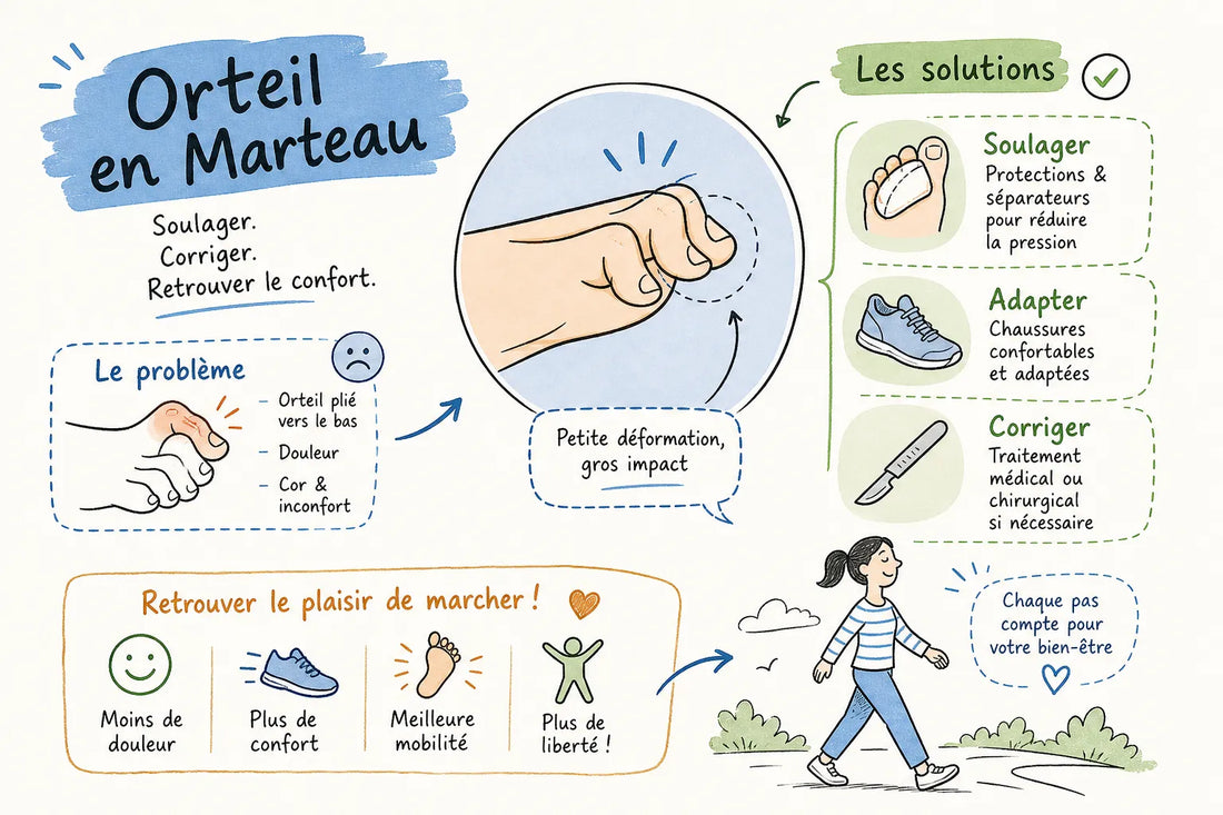 Traitement de l'orteil en marteau : le guide complet