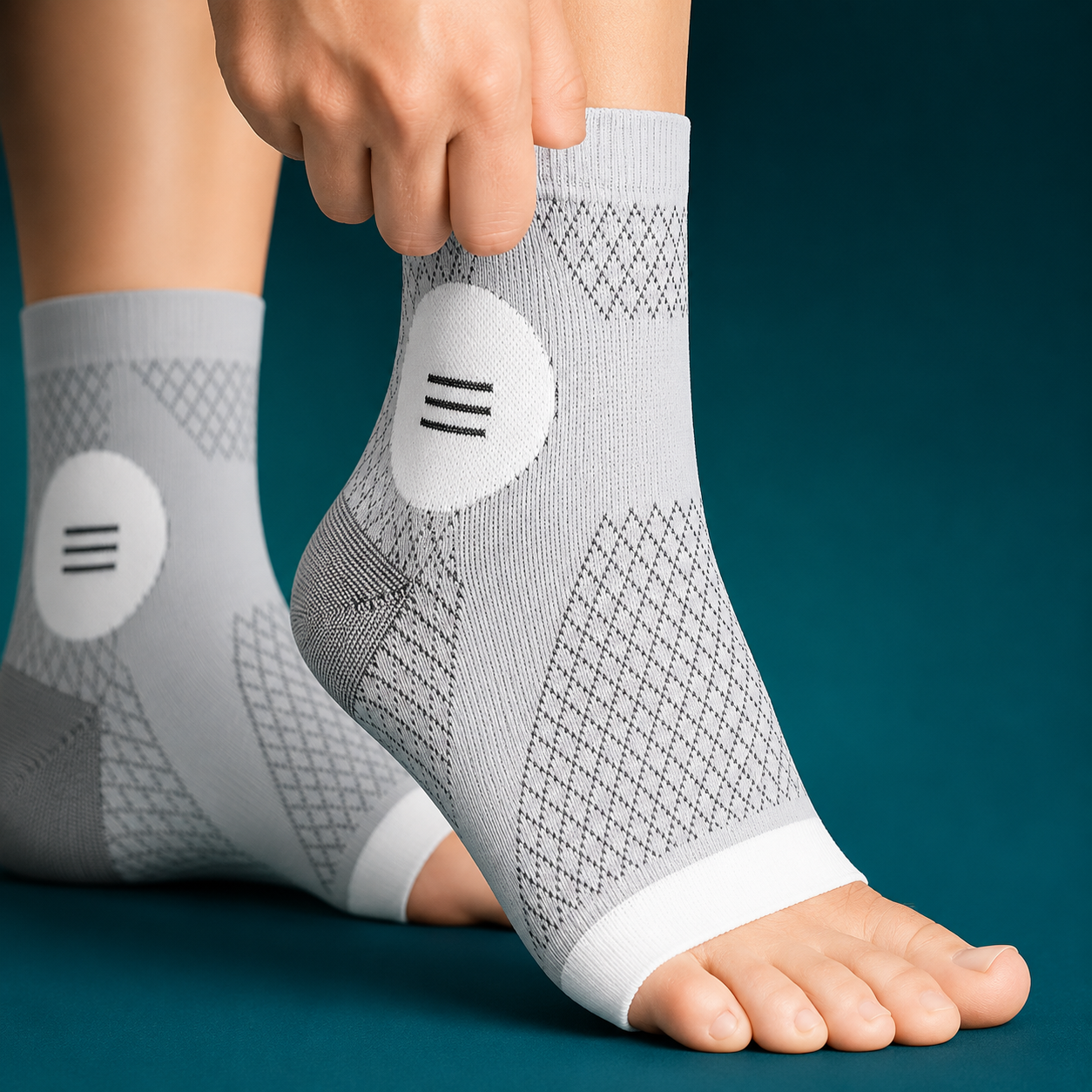 Chaussettes de Compression Cheville — Soutien Voûte Plantaire
