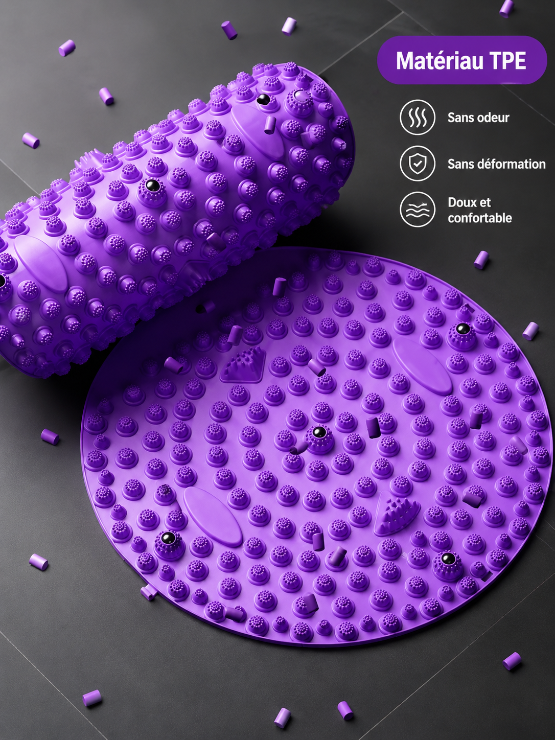 Tapis d'Acupression Pieds — Massage et Relaxation