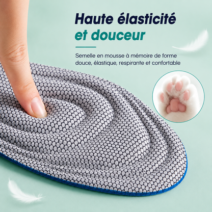 Pack 4 Semelles Orthopédiques Mémoire de Forme