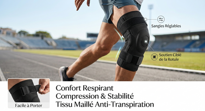 Genouillère Réglable Respirante — Soutien du Genou