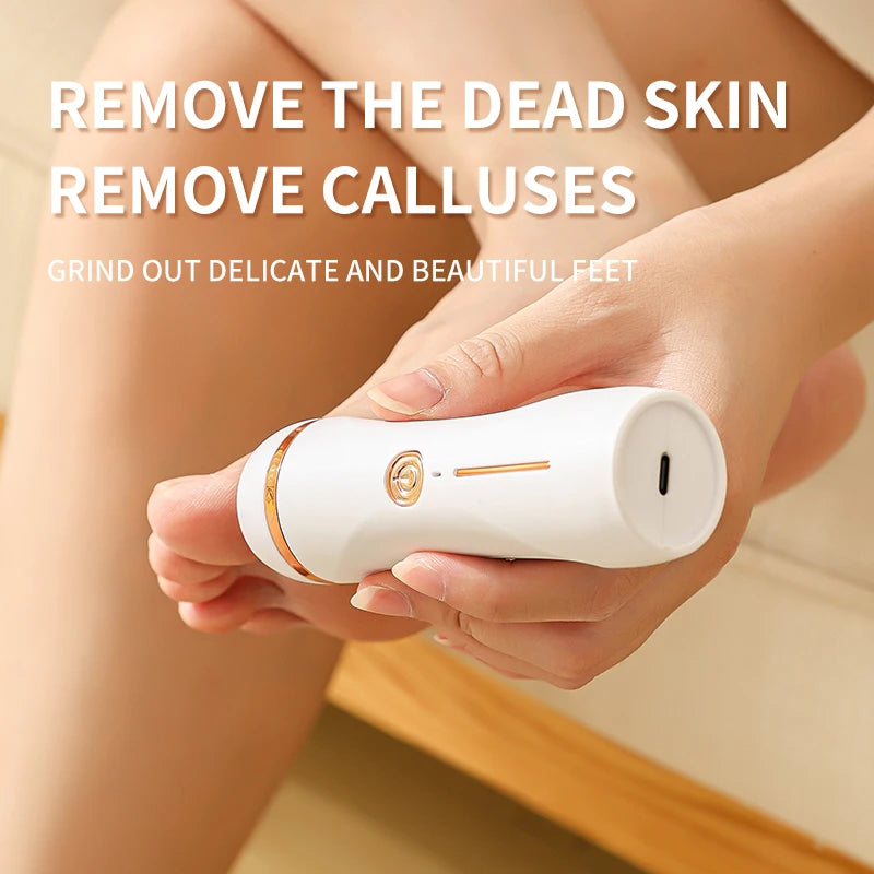 Ponceuse Électrique Rechargeable pour Pieds — Peau Douce Sans Effort ni Douleur
