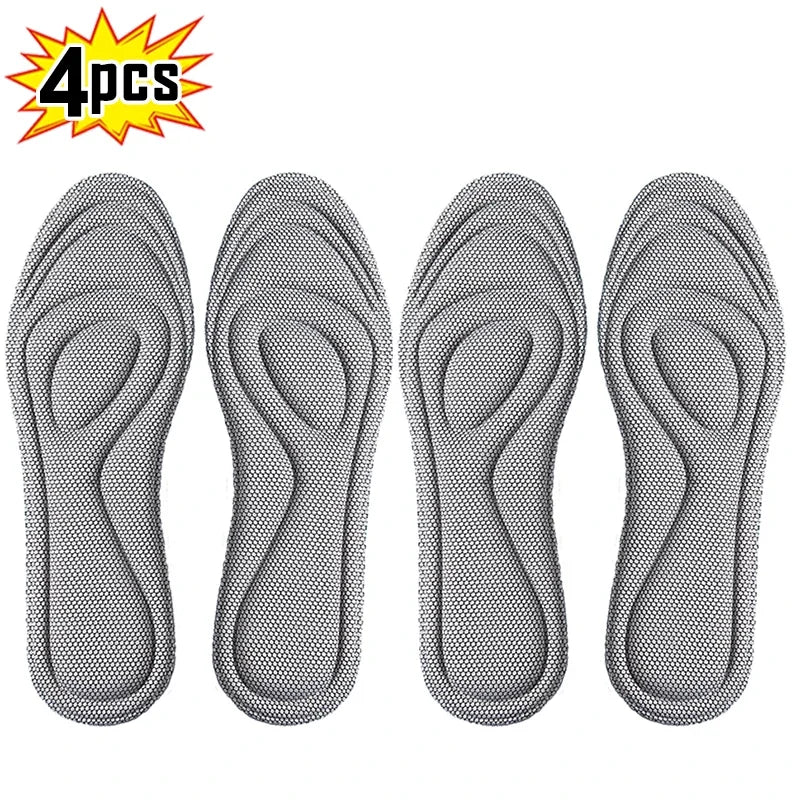 Pack 4 Semelles Orthopédiques Mémoire de Forme