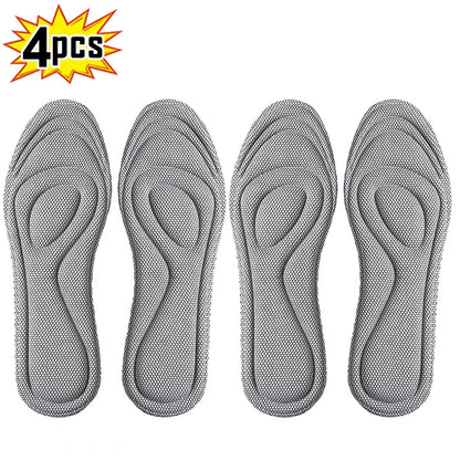 Pack 4 Semelles Orthopédiques Mémoire de Forme
