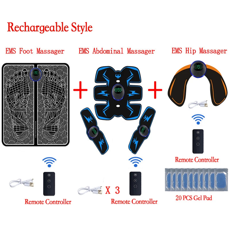Coussin Massant EMS pour Pieds — Soulagement Immédiat des Douleurs