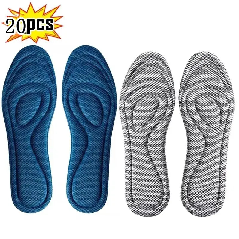 Pack 4 Semelles Orthopédiques Mémoire de Forme