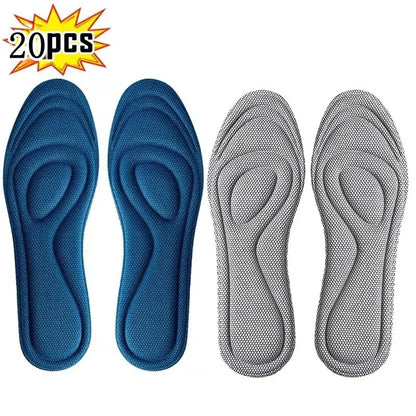 Pack 4 Semelles Orthopédiques Mémoire de Forme