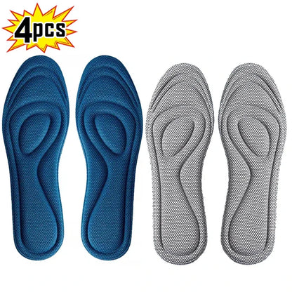 Pack 4 Semelles Orthopédiques Mémoire de Forme