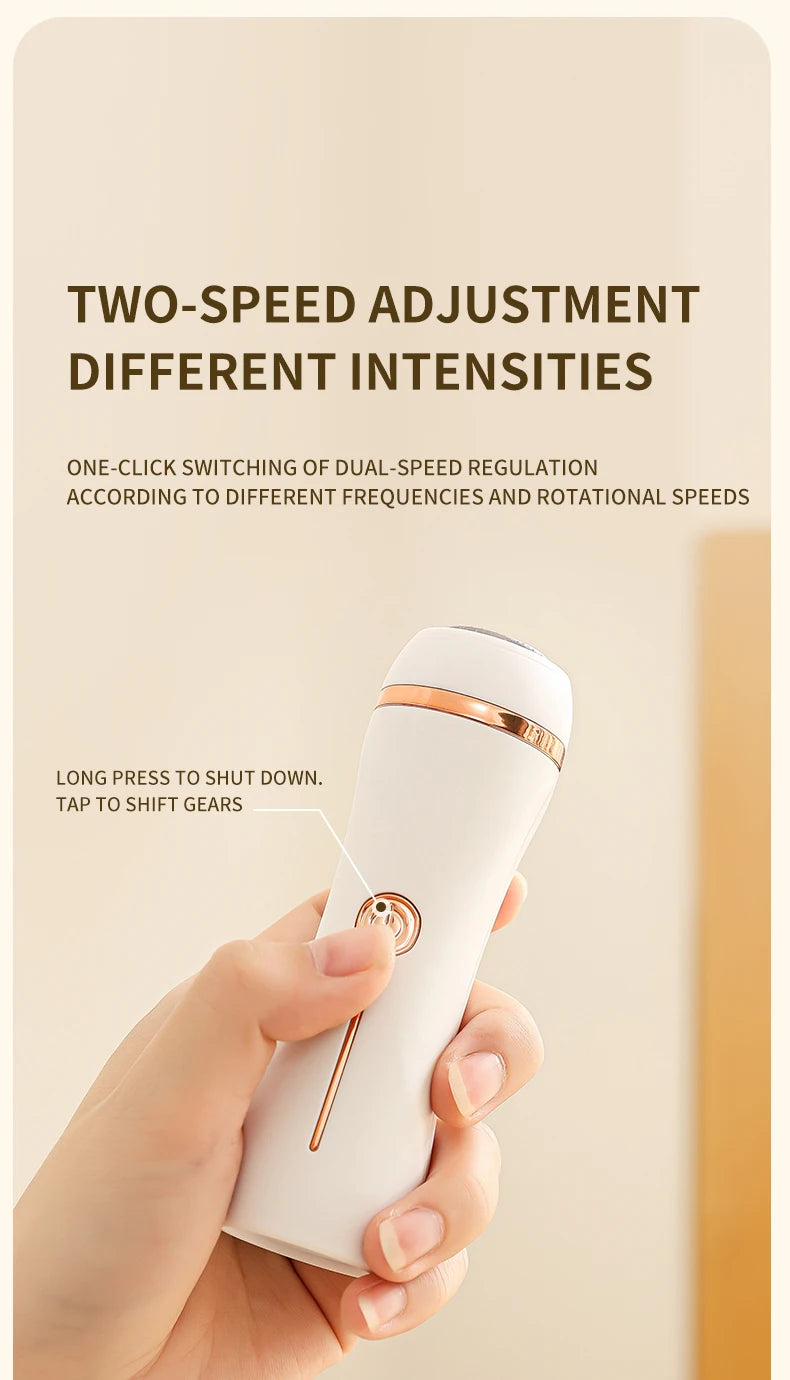 Ponceuse Électrique Rechargeable pour Pieds — Peau Douce Sans Effort ni Douleur