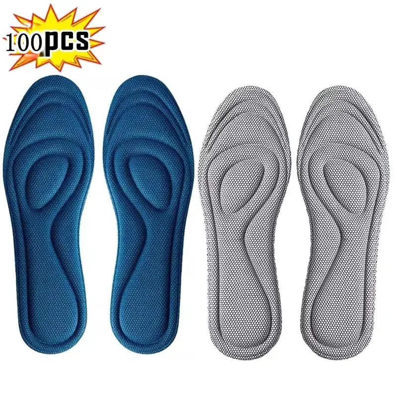 Pack 4 Semelles Orthopédiques Mémoire de Forme