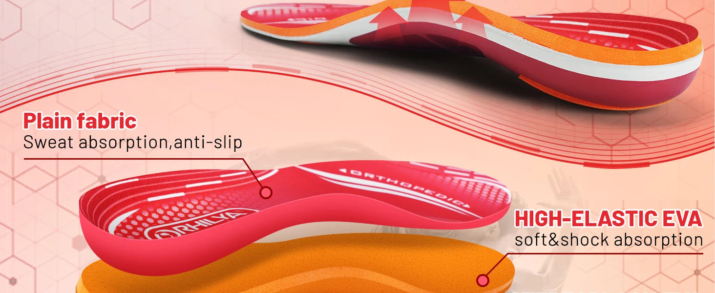 Semelles Orthopédiques Anti-Douleur — Plantar Fasciite, Voûte Plantaire & Talons