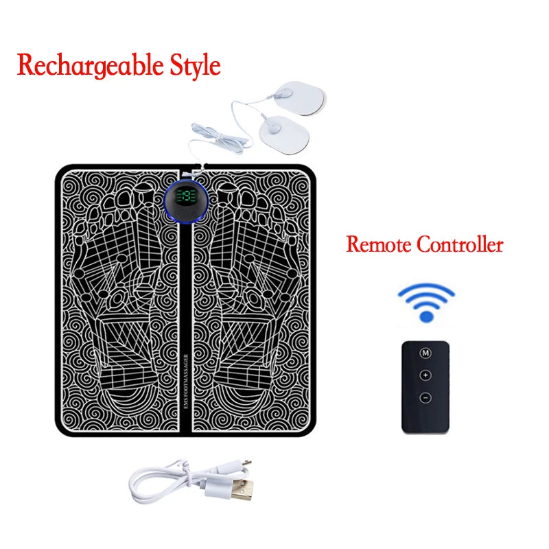 Coussin Massant EMS pour Pieds — Soulagement Immédiat des Douleurs