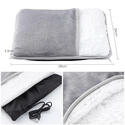 Chauffe-Pieds Électrique USB — Confort Hivernal