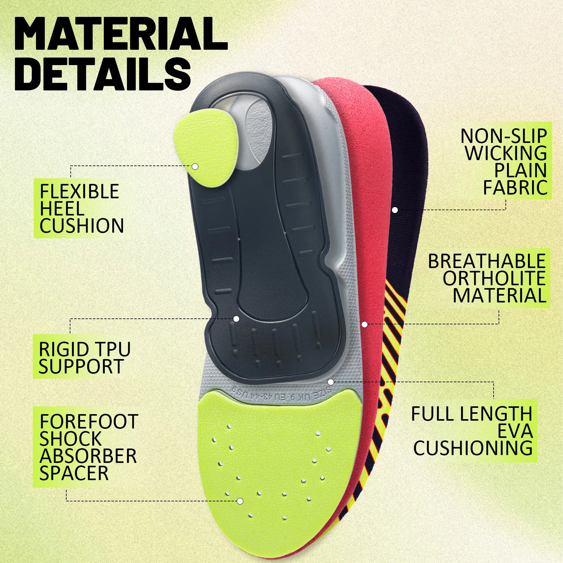 Semelles Orthopédiques Anti-Douleur — Plantar Fasciite, Voûte Plantaire & Talons