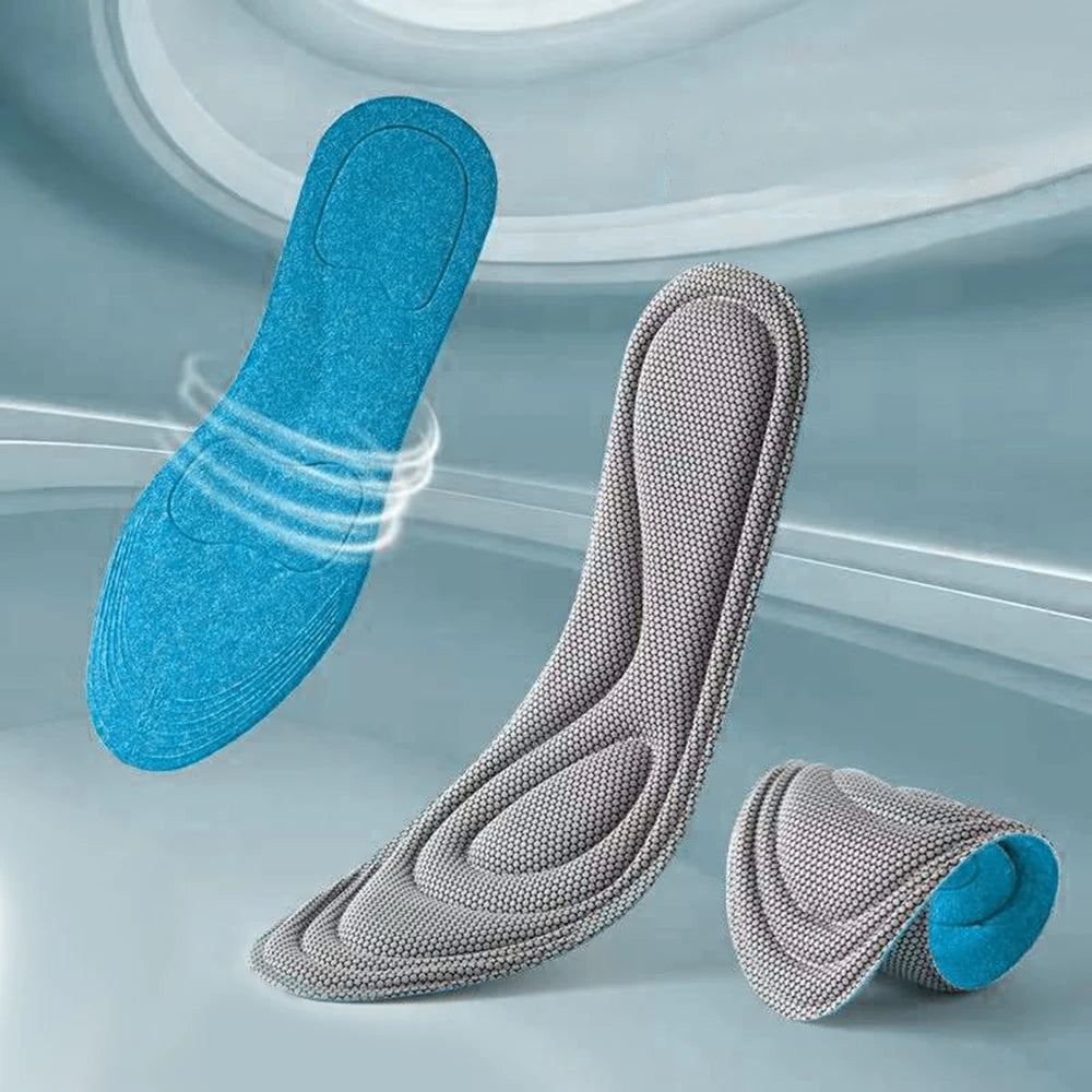 Pack 4 Semelles Orthopédiques Mémoire de Forme