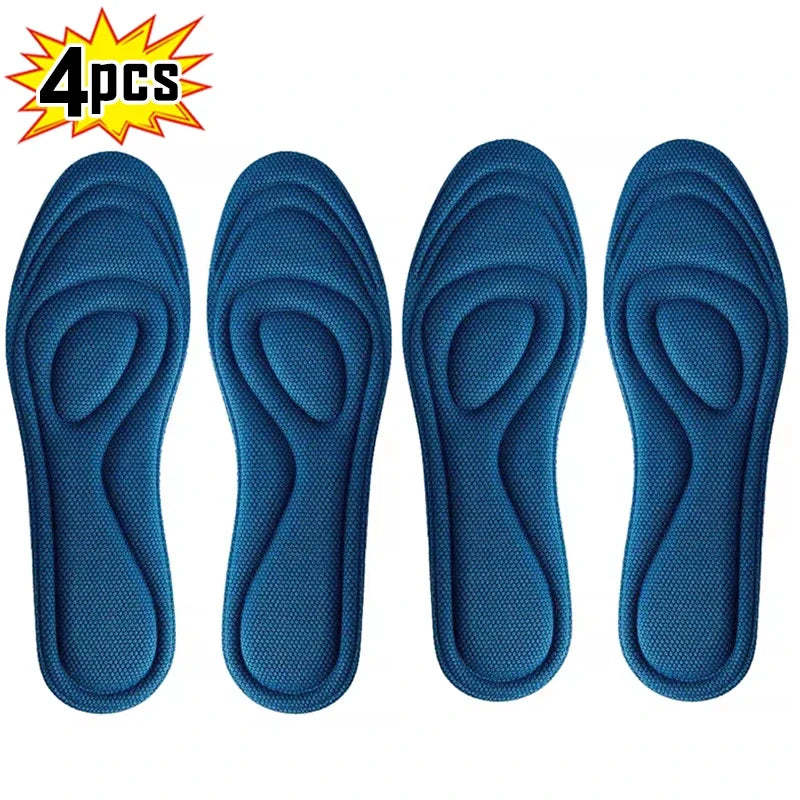Pack 4 Semelles Orthopédiques Mémoire de Forme