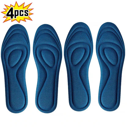 Pack 4 Semelles Orthopédiques Mémoire de Forme