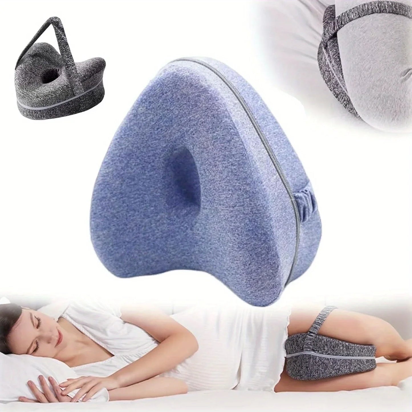 Coussin Ergonomique Genoux et Jambes — Sommeil Confortable