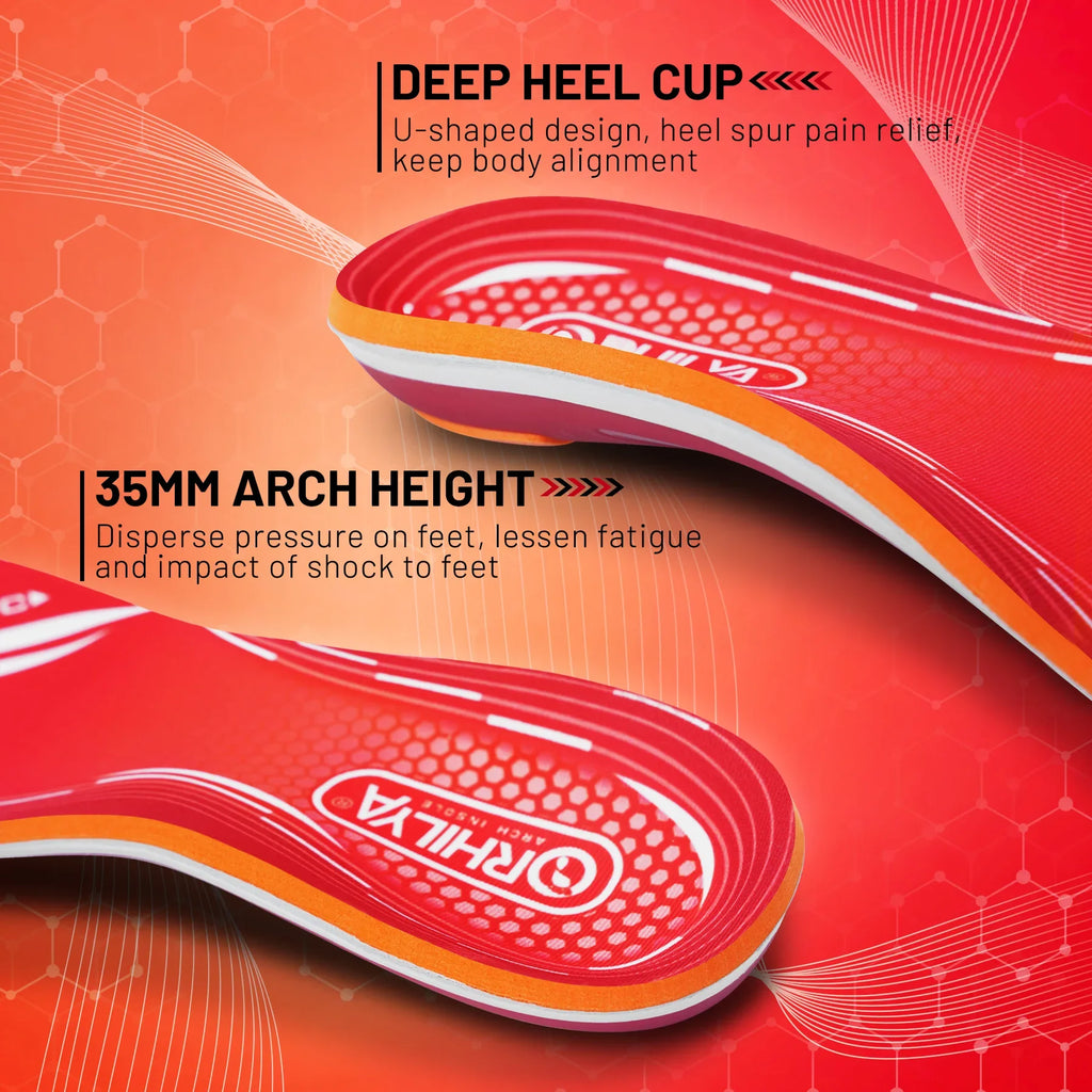 Semelles Orthopédiques Anti-Douleur — Plantar Fasciite, Voûte Plantaire & Talons