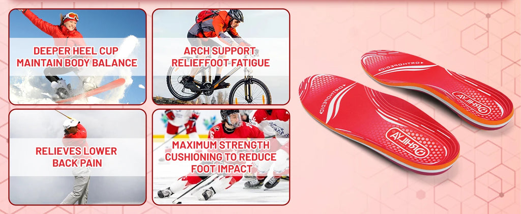 Semelles Orthopédiques Anti-Douleur — Plantar Fasciite, Voûte Plantaire & Talons