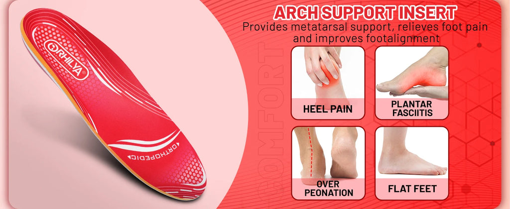 Semelles Orthopédiques Anti-Douleur — Plantar Fasciite, Voûte Plantaire & Talons